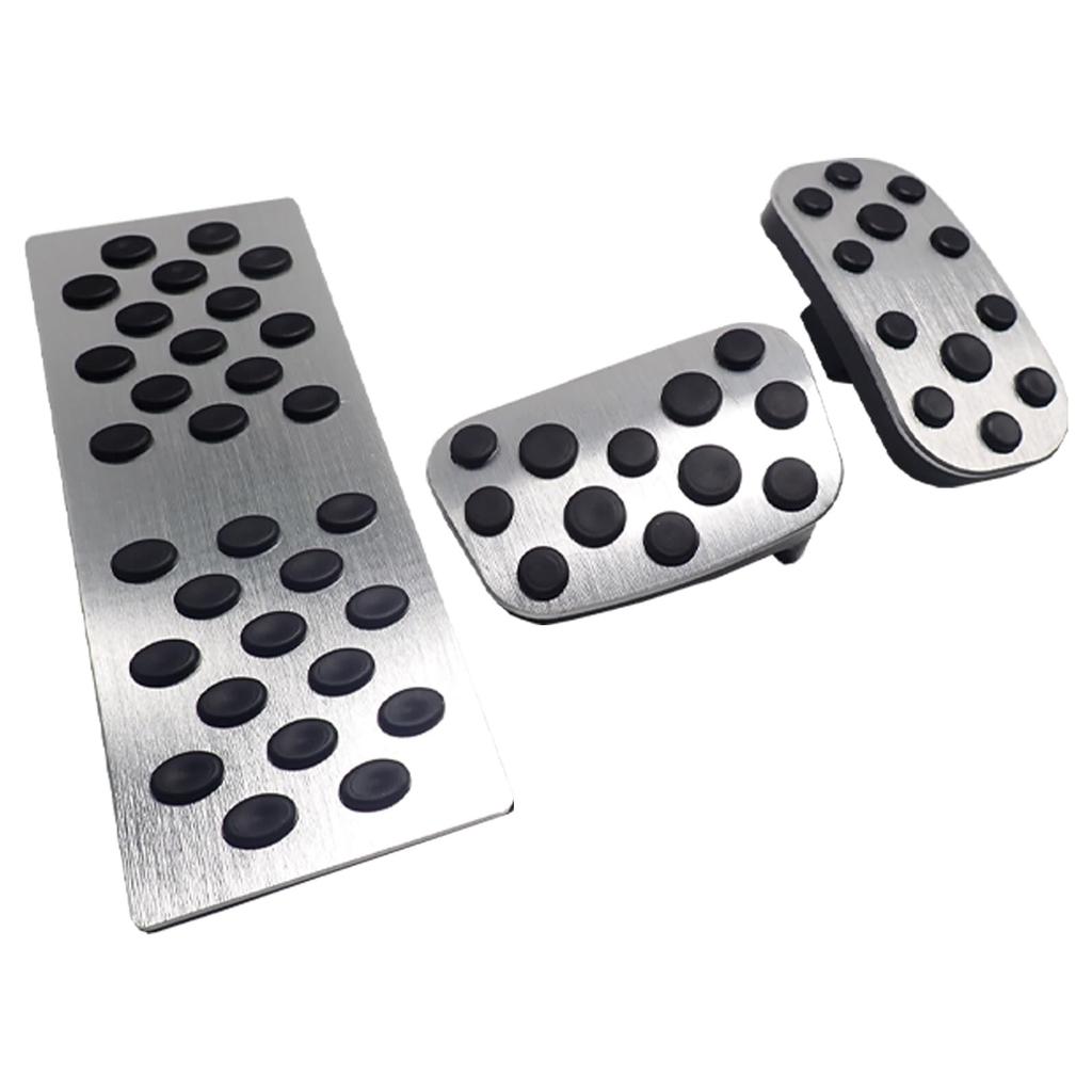 Wellvie eleganckie uniwersalne aluminiowe nakładki na pedały Toyota do Yaris i Prius Zestaw samochodowy i CHR, Yaris, Cross, Corolla, PHV, Części zatrzaskowe, Akcesorium,