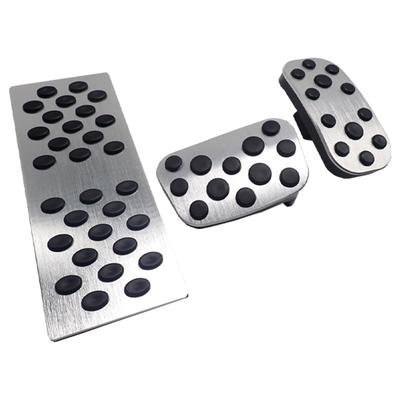 Wellvie klassische universelle Toyota Aluminium-Pedalabdeckungen für Yaris und Prius Autokomplettset und CHR, Yaris, Cross, Corolla, PHV, Aufsteckteile, Zubehör,