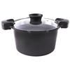 Granite pot with straining lid GRANDE 24 cm, 5.5 l