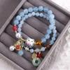 Bangles Blue Crystal Korean Style Bracelets Bead Bracelets Stone Bracelets Female Hand Chain