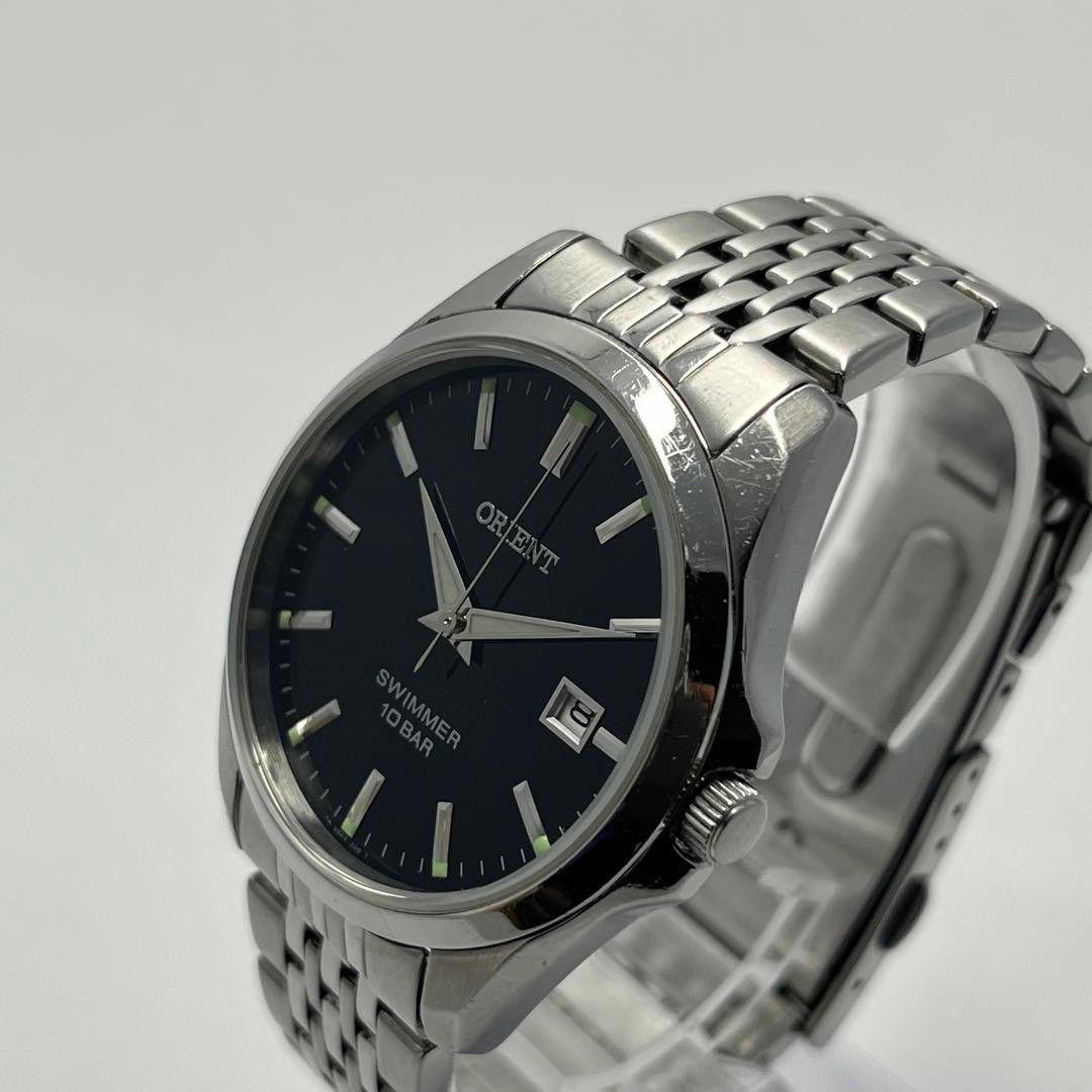 [New windshield/battery] Orient SWIMMER 10BAR Black Quartz