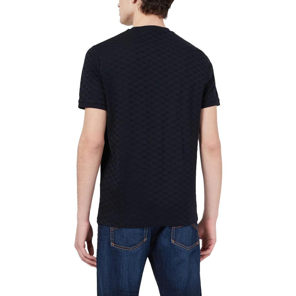 Emporio Armani Plain Textured T-shirt 8N1TL71-JHWZ1-0920