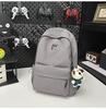 School bag Korean version couple simple large-capacity backpack leisure commuting college student school bag niche light travel backpack