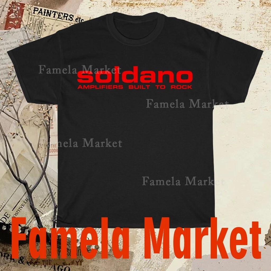 

Soldano Custom Amplification Logo TEE T-Shirt Funny Size S to 5XL T-Shirt M