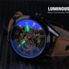 Forsining Wind Men'S Fashion Casual Hollow Mechanical Movement Watch Automatic Mechanical Watch