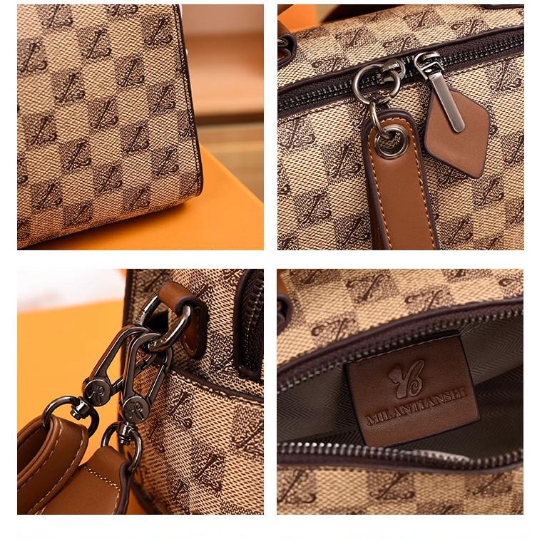 Z Fashion 2024 Women's Boston Handbag: Trendy, Large Capacity, Versatile Crossbody & Shoulder Bag