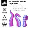 Joyfy 3 Pcs Halloween Inflatable Outdoor Giant Octopus Tentacle Broke Out from Window Blow Up Inflatable for Window Decoration