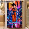 Beach TowelDragon Ball Custom Name Text Personalized Soft Towel for Beach Pool Indoor Home Decor Gift