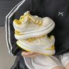 Niche design thick-soled shell head trendy shoes will increase the height of 7cm within 2025 casual shoes versatile breathable board shoes little 