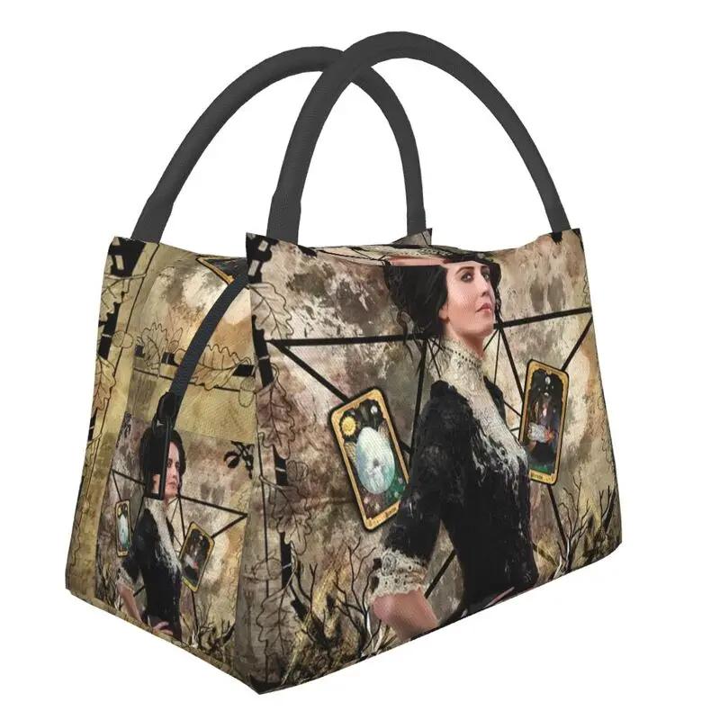 

Изготовленный на заказ Большой Аркан Таро Ланч-бокс для мужчин и женщин, теплый охладитель, изолированный ланч-бокс для пикника, кемпинга, работы, путешествий 28x17x16CM хаки