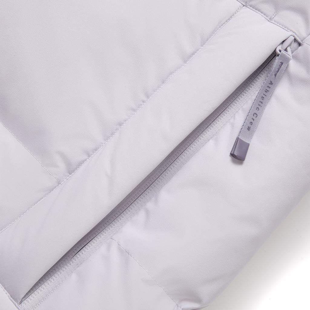 Li Ning Hot Pot Down Jacket Series Sports Fashion Versatile Casual Windproof Water-Resistant Hooded Down Jacket Women Outerwear AYMV406-5