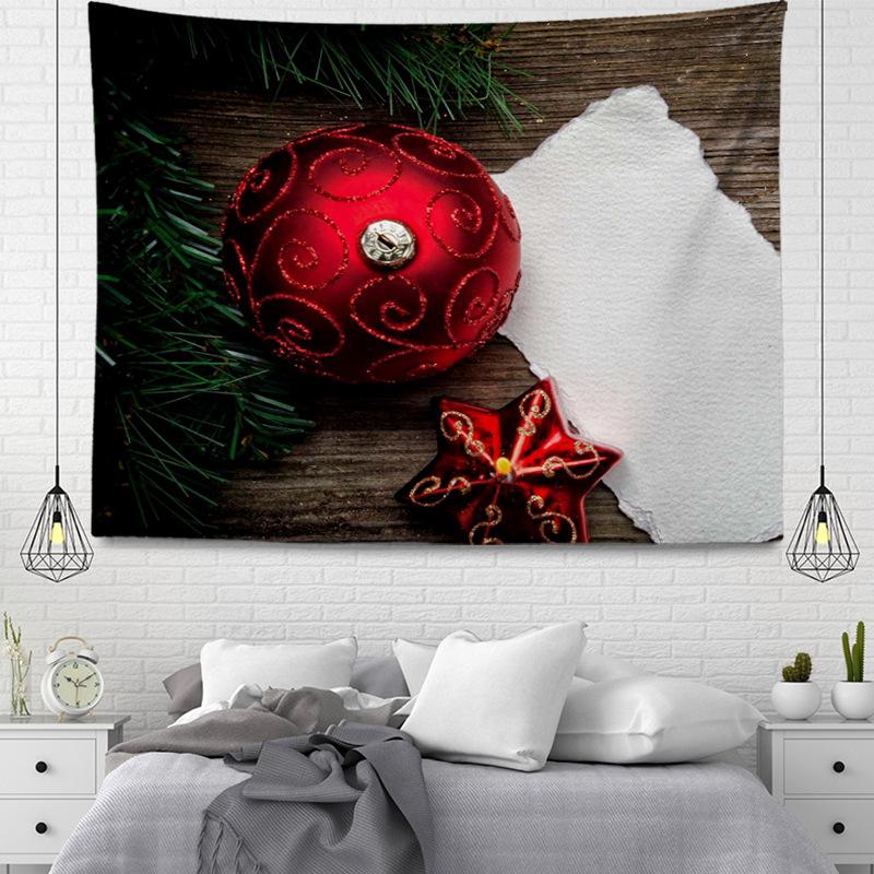 Hängende Wandteppiche aus Stoff im weihnachtlichen Stil