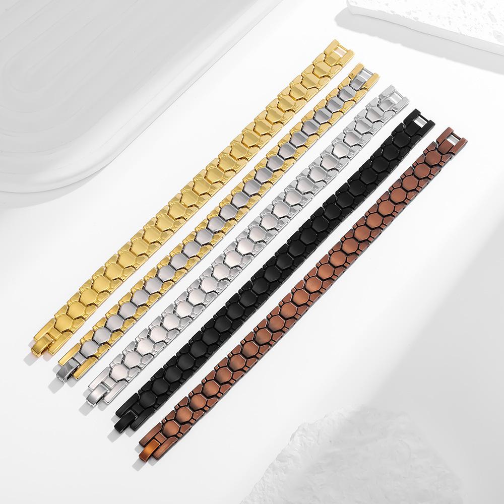 Temu Detachable Magnetic Couple Bracelet - European & American Style