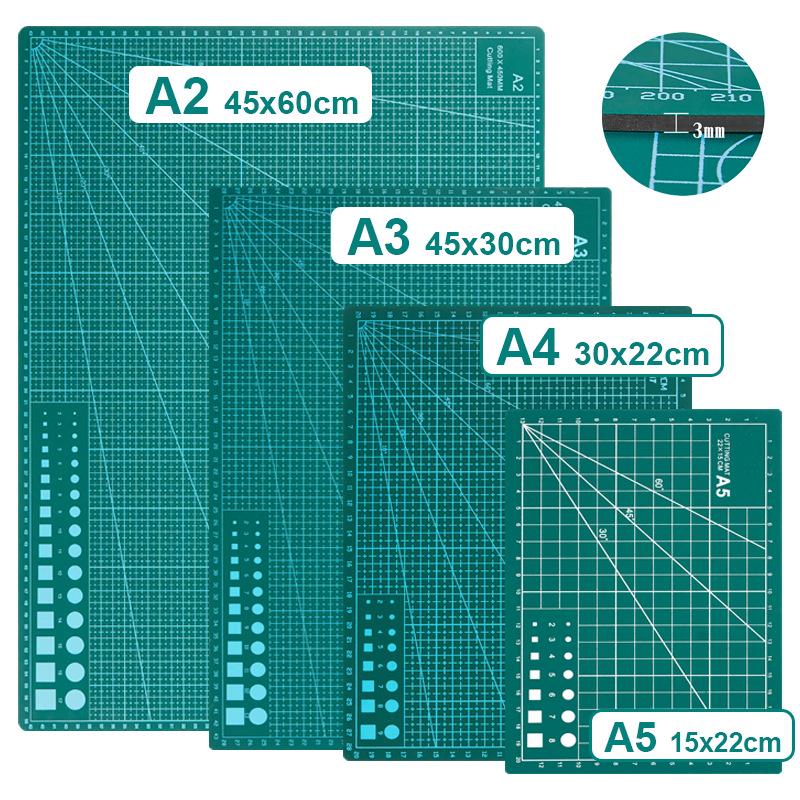 Thickened Anti-Cut Cutting Mat A3 A4 A5 for Art, Craft, and Engraving Projects