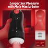 Multifunctional Male Masturbator Oral Sex Machine Awaken Penis Glans Massage Vibration Swirling Tighten Modes Orgasm Stimulator