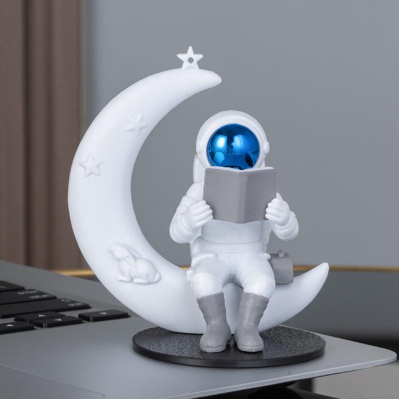 Astronauten-Figur-Ornament für Wohnzimmer oder Kinderzimmer - Weihnachtsgeschenk-Deko Weltraumfahrer