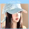 Blue Star Pattern Fashion Headwear For Spring And Summer Breathable Material