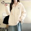 Women's Fleece-Lined Hooded Cardigan Jacket