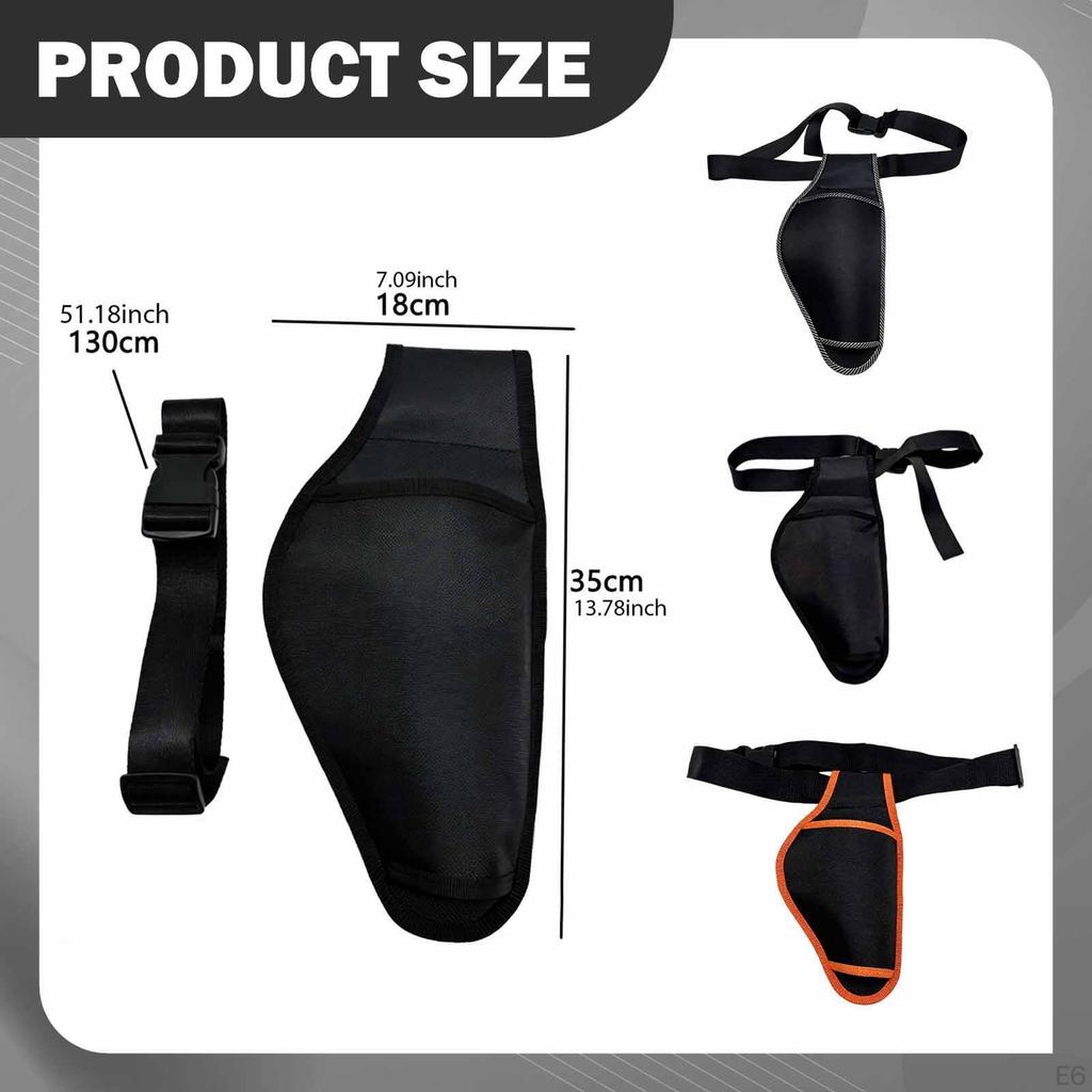 Scissors Garden Tool Bag Pocket Cover Belt Pouch Storage Holder for Farm Men Garage Husband