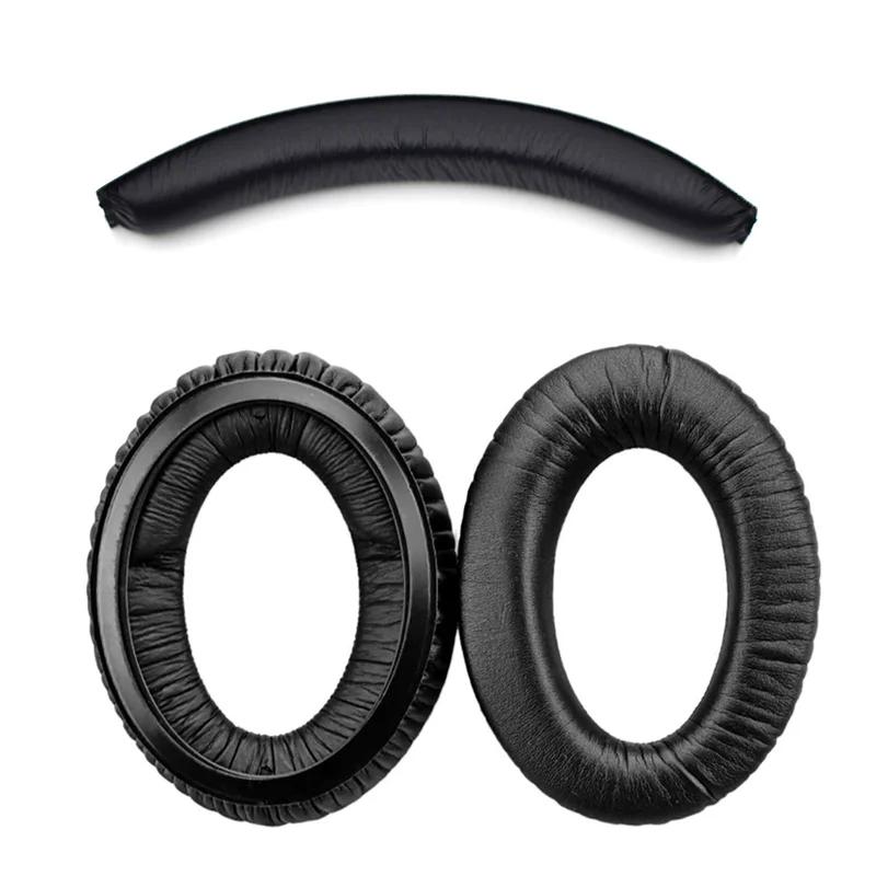 Replacement Protein Leather Ear Pads Cushion Cover Earpads for Sennheiser HD380 PRO Headset