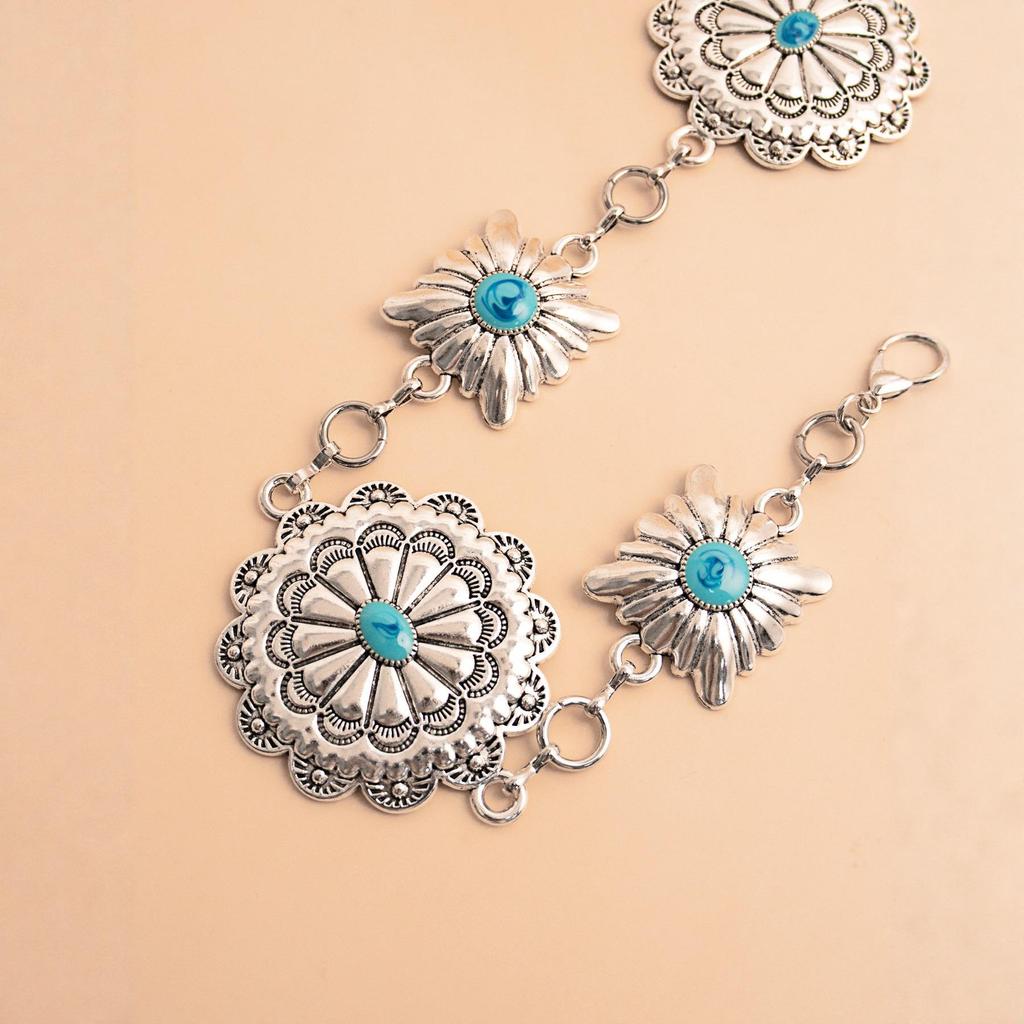 Songhua Stone Ethnic Style Ladies Fashion Waist Chain Accessory