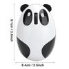 JGGLD Wireless Panda High Includes Receiver and USB Charging Cable Mouse, Compact, Quiet, 2.4GHz, 1200DPI, Design, Precision, Energy-Saving Mode,