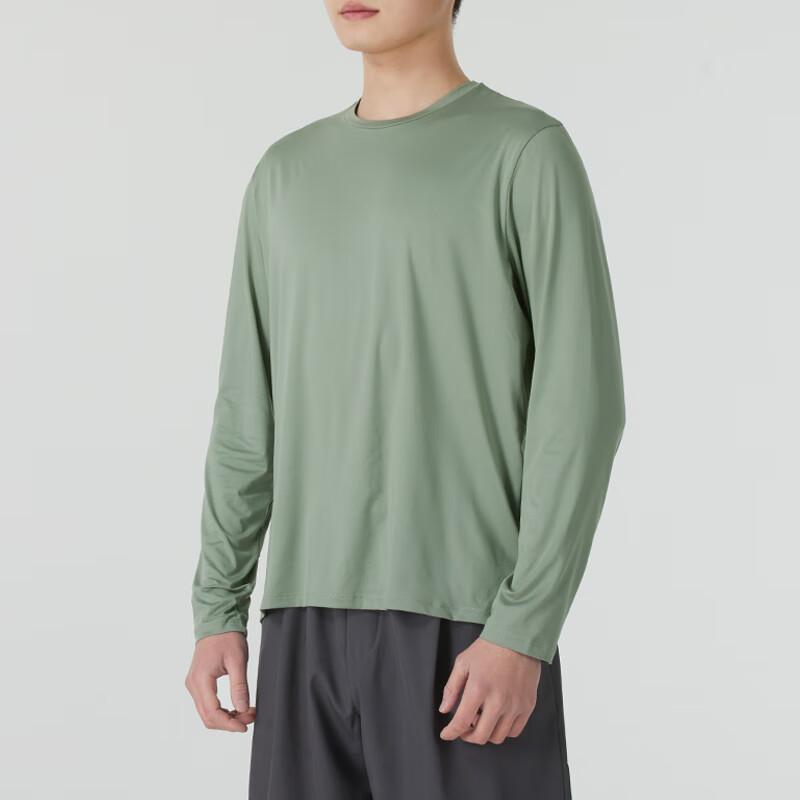 Under Armour Cómodo Jersey de Cuello Redondo Transpirable Camiseta de Manga Larga Tops para Hombre Verde 1387390-505