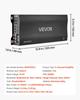 Car Audio Amplifier, 5-Channel Bridgeable Car Amplifier, Multichannel Class D Stereo Amp, Max. 4 X 100W At 4 Ohms / 4 X 200W At 2 Ohms + 1 X 1000W At