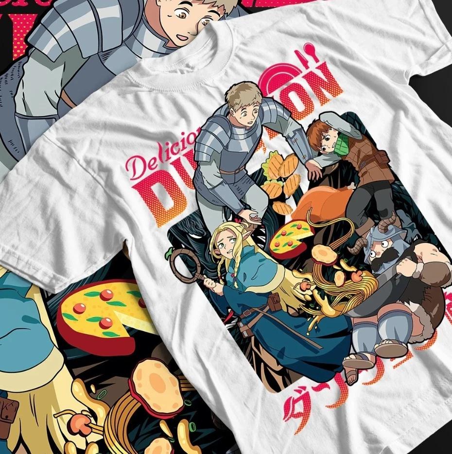 Anime Vintage Laios Touden Dungeon Meshi Unisex Tee, Special Shirt for Fans 4XL