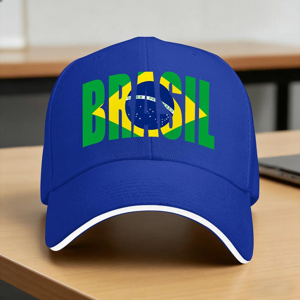 Brazil Flag Brasil Souvenirs Brazilian Fans Casual Baseball Cap Summer Trucker Hat Sun Visor Hiking Fishing Hip Hop Hats