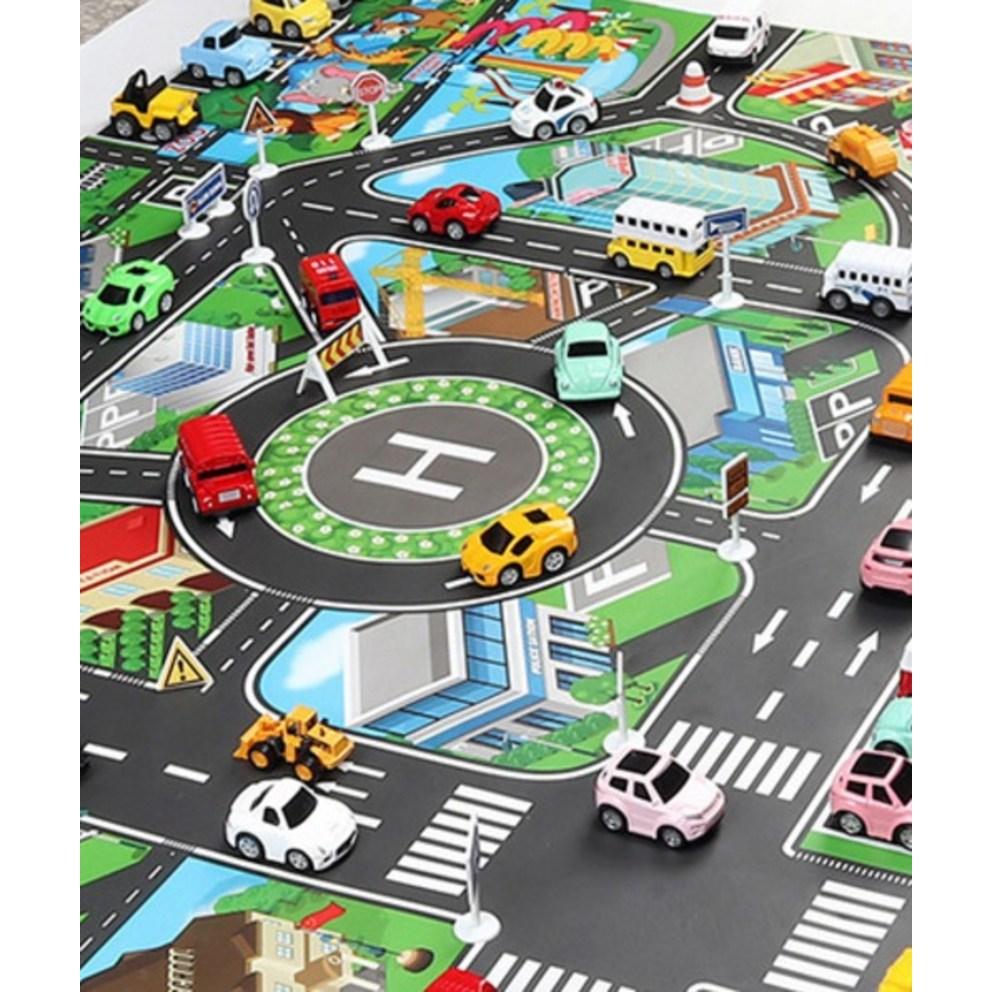 Rare Corporation City Car Road Play Mat (1 Pc)