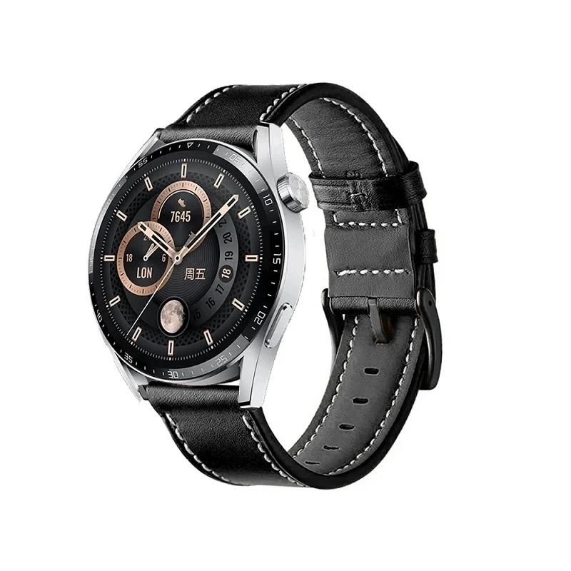 20 22mm Leather Bracelet For Amazfit GTR 4/3 Pro Strap For Xiaomi Amazfit Stratos/GTS2e/GTR2/GTR 2e/GTR3/GTS 3/42 47mm Watchband