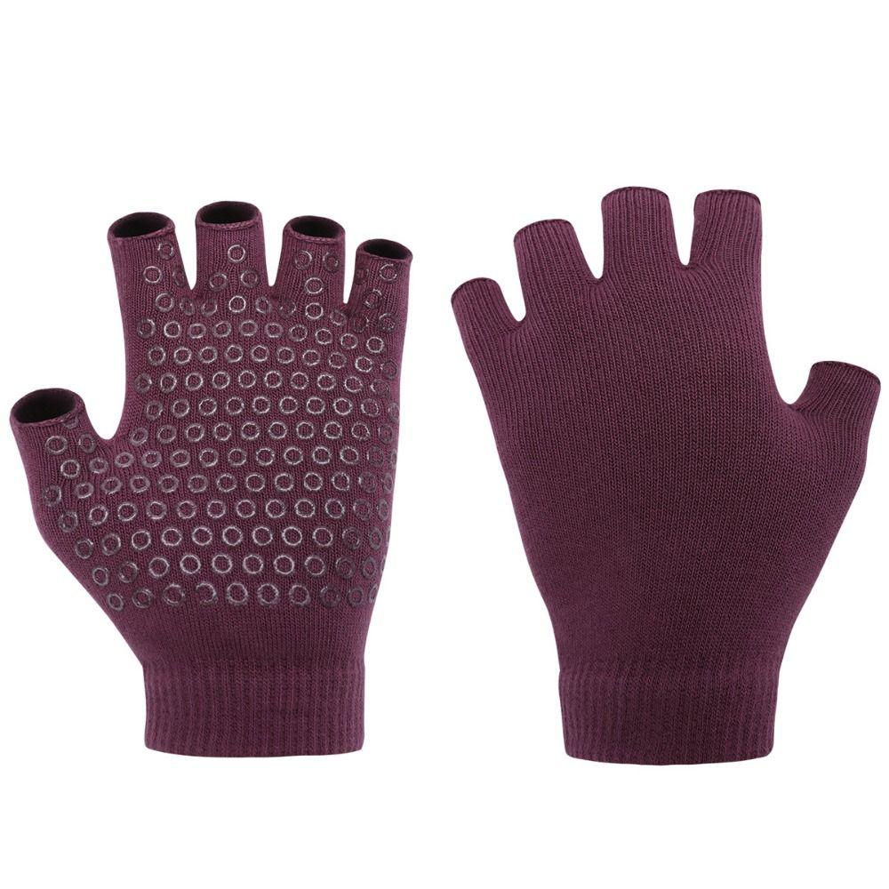 Non-slip Pilates Gloves Half-finger Open-fingered Gloves Quality Fitness Gloves  Women