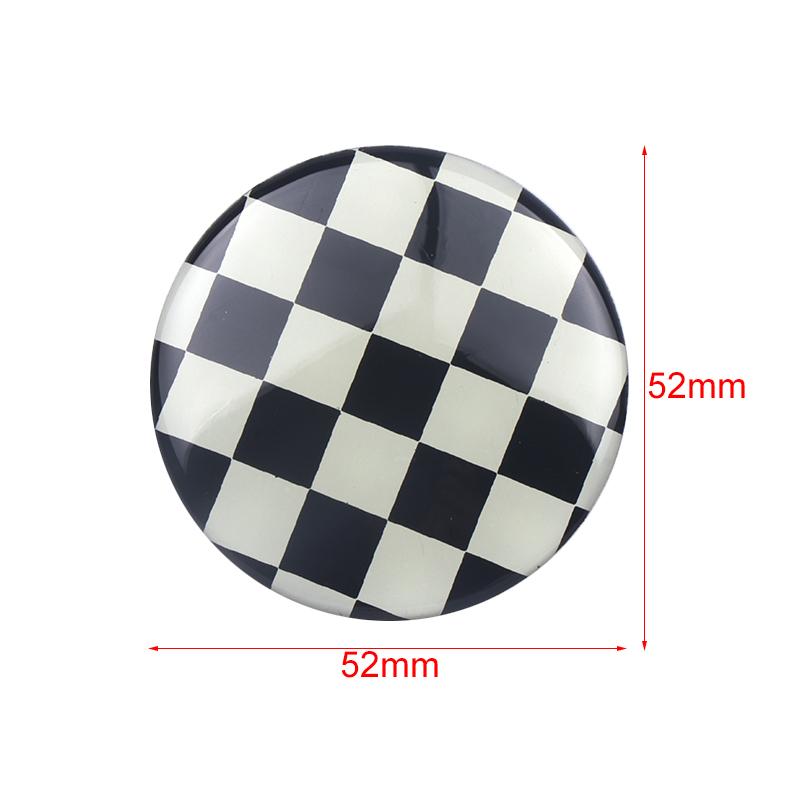 52mm 4pc Car Wheel Center Hub Cap Rim Cover Stickers For Mini Cooper JCW Works Hatch F54 F55 F56 F57 F60 R50 R52 R53 R55 R56 R57 Cnjaw55