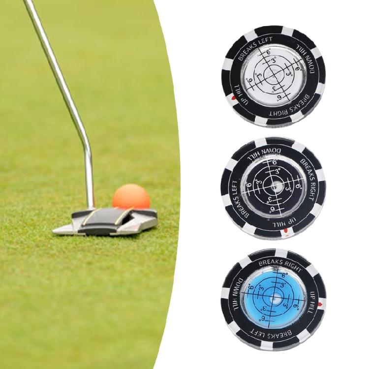 Golf Putt Ball Marker High Accurate Round Golf Putt Reader Golfing Putting Aid for Enhancing Performances
