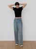 Kkomma Cmj42 Summer Jennie Vintage Wide Denim Pants