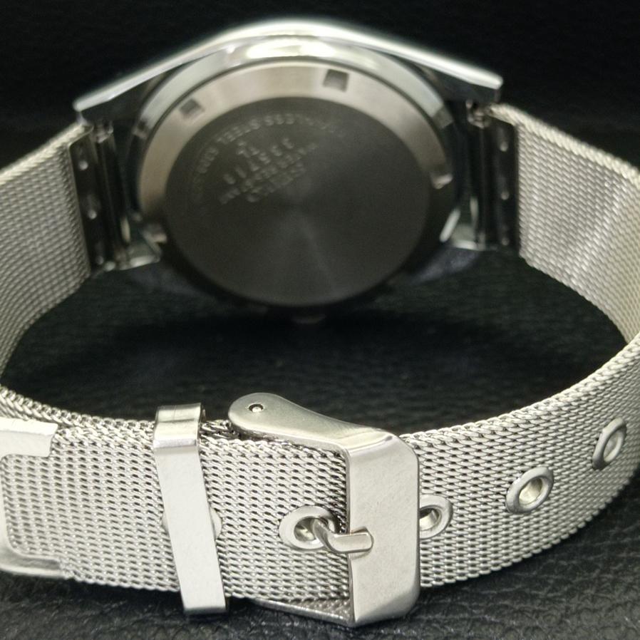 REFURBISHED MENS SEIKO 5 AUTOMATIC 6309A JAPAN WHITE DIAL WATCH A427249-2 QRL-a427249