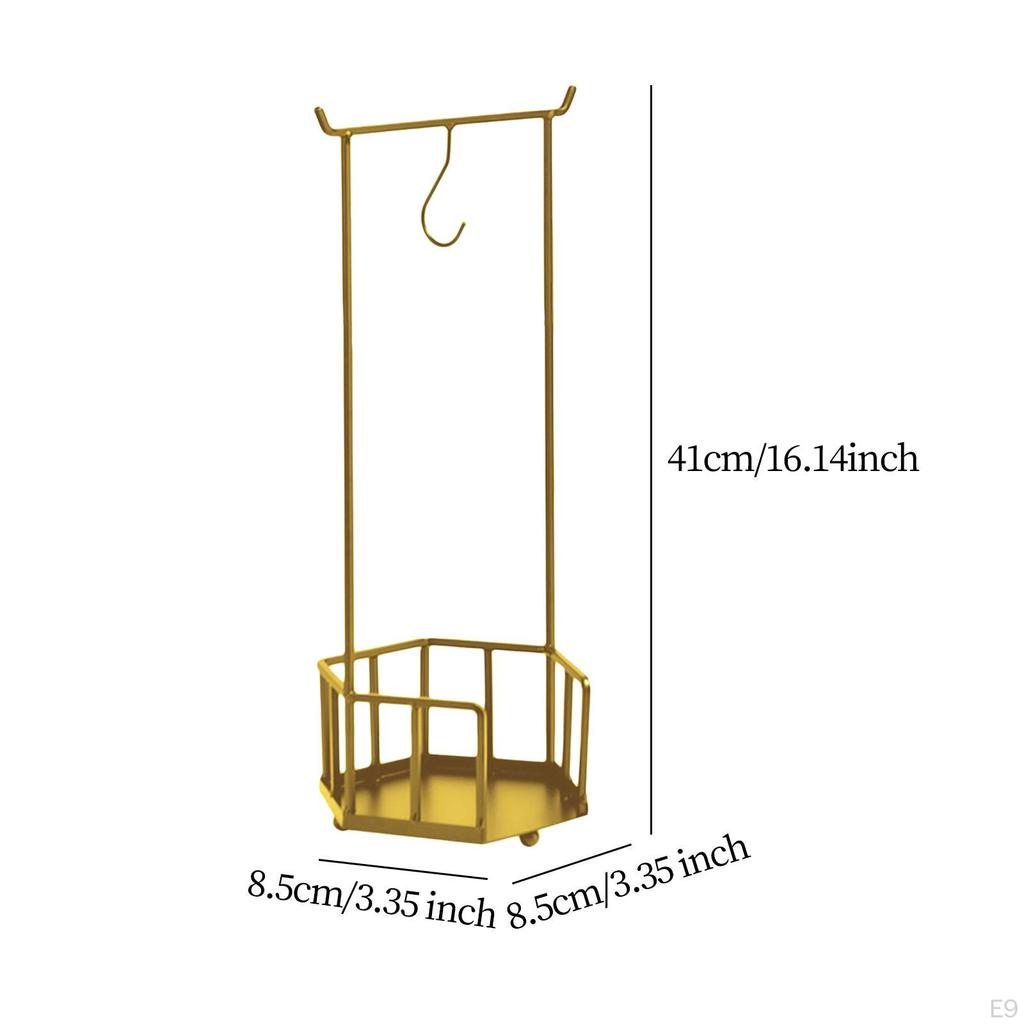 Dipstick Rack Hanger Easy to Use Handcrafted Accessories Portable Holder Iron Frame for Ornament