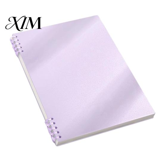 Grid Paper for Drawing A5 Spiral Notebook, Lined /Horizontal Grid/Blank Inner Page, Agenda Notebook Morandi Solid Color Cover Sketchbook Office