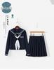 Japanese JK Navy Sailor School Uniform Set for Women