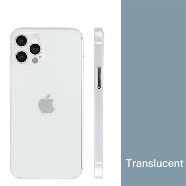 Ultra Slim Tyn Støtsikker Matt Myk Pp-deksel For Iphone 14 13 12 Mini 11 Pro Max Xs Xr X 14promax 7 8 Plus Se Skin Armor Cover