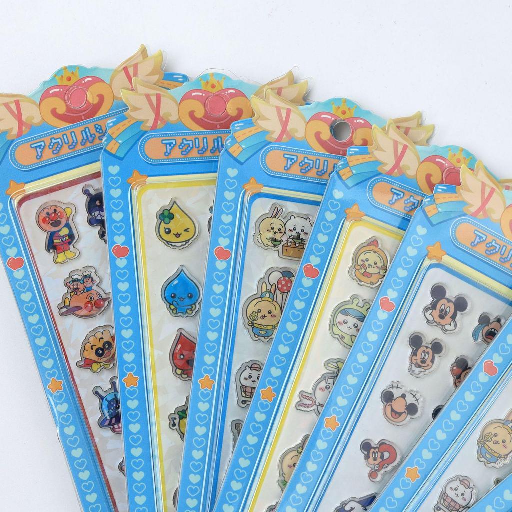 3D Acrylic Cartoon Princess Scene Stickers for Kids - Creative Decorative Stick-On Fun