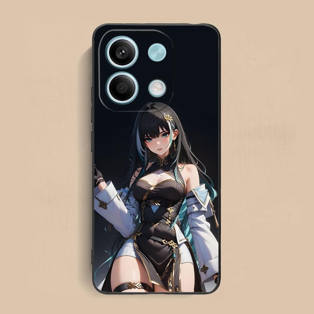 

Wuthering Waves Baizhi Phone Case for Xiaomi Redmi 15 14 13 12 A5 3 2 1 C Plus 4G 5G Soft TPU Shockproof Cover Redmi A1+