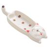 Cute Pet Cartoon Ceramic Dipping Dish Hot Pot Hand Pinch Single Handle Flavoring Dish Cute Household Seasoning Soy Sauce Vinegar Small Dish