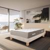 Dreamlux Mattress Set, 26 Cm Pocket Springs Memory Foam Firm Reversible + Beige Base 20 Cm Thick