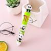 8 PCS Cartoon Cute Pandas 10-color Ballpoint Pen Colorful Press 0.7mm Rollerball Pen Doodle Marker Student Office Use,Graduation Season Back To School