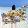 Cartoon G-Garfield Cat Microfiber Printed Beach Towel Mountain Climbing Yoga Beach Swimming Running Absorbent Soft Towel