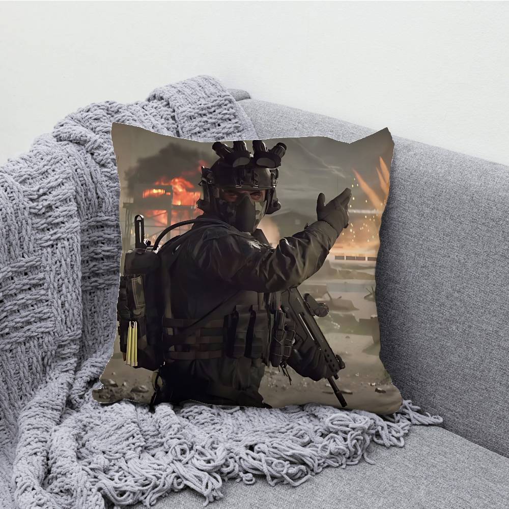 B-Battlefield 6 Pillowcases Bedroom Living Room Sofa Home Decor Polyester Cushion Cover with Zipper