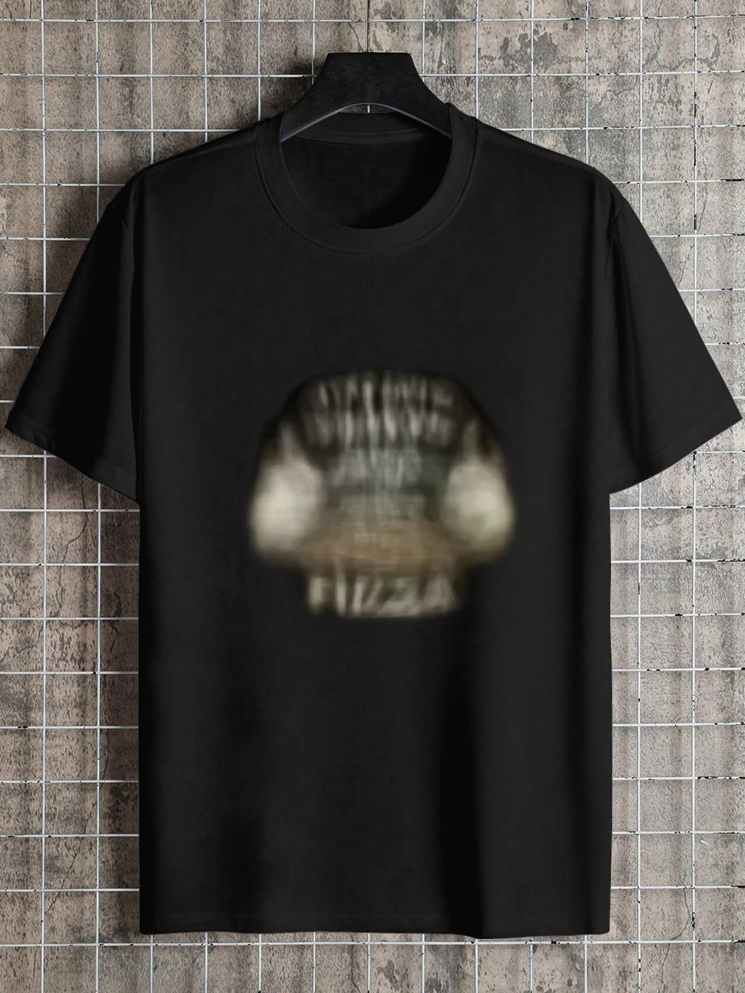 1pc Funny Pizza Maker Graphic T-shirt - Black Novelty Foodie Tee S