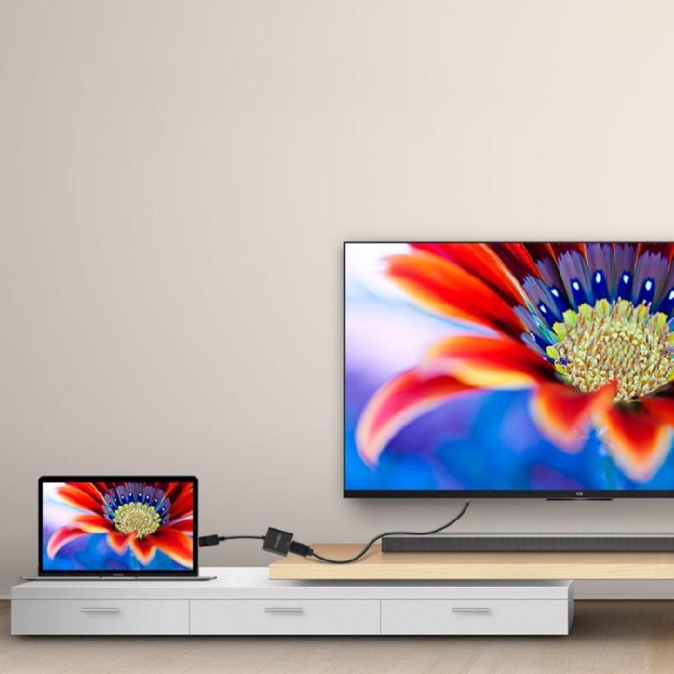 Lightweight  to VGA Adapter 1080P Gold Plate  to VGA Adapter for Effortless Setups and Use